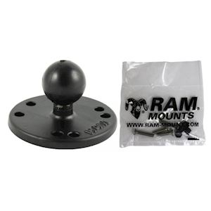 Round Base, AMPS, 1" Ball & Mounting Hardware for Garmin StreetPilot 7200 & 7500